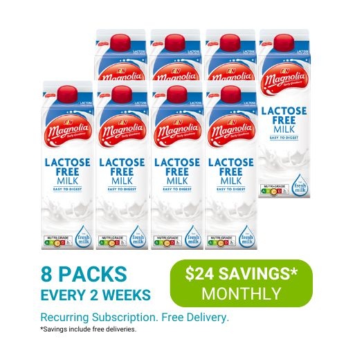 [Monthly] MAGNOLIA Lactose Free Subscription - 8 Packs Every 2 Weeks
