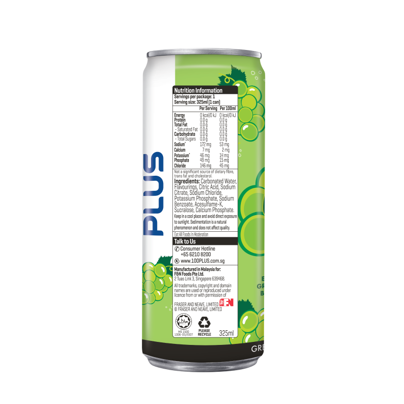 100PLUS Go Grape 325ML x 24
