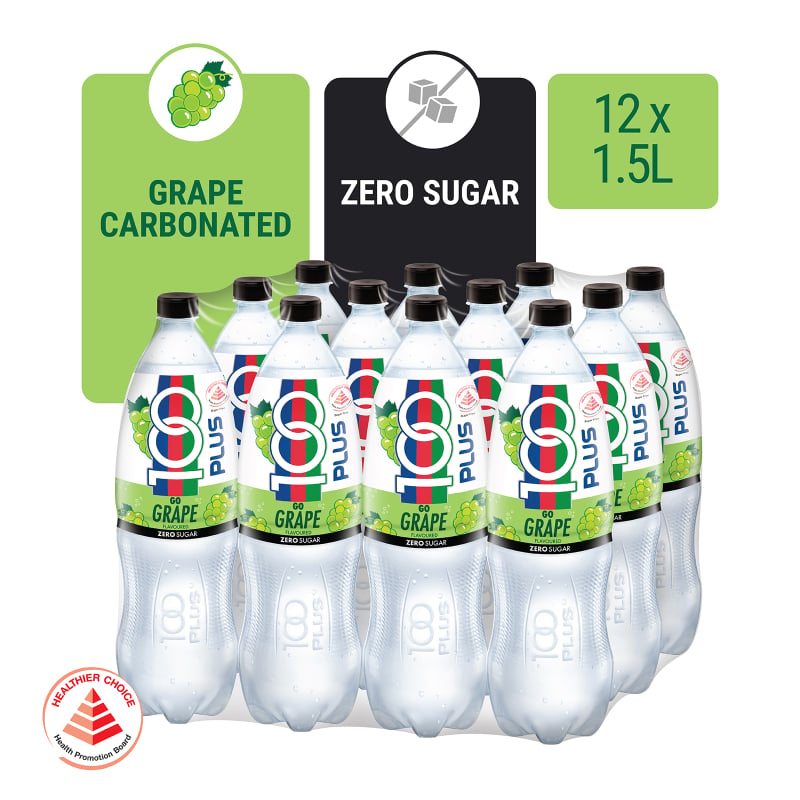 100PLUS Go Grape 1.5L x 12