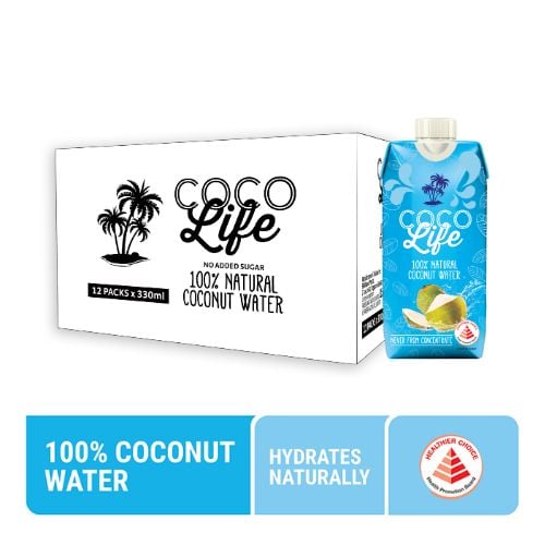 COCO LIFE Coconut Water 330ML x 12