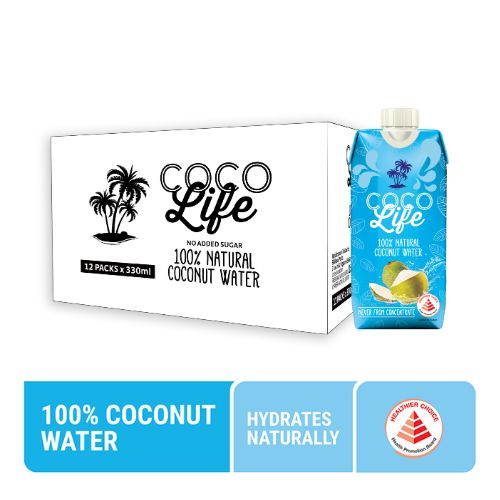 COCO LIFE Coconut Water 330ML x 12