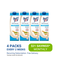 [Monthly] Nutrisoy Less Sugar Subscription &ndash; 4 Packs Every 2 Weeks