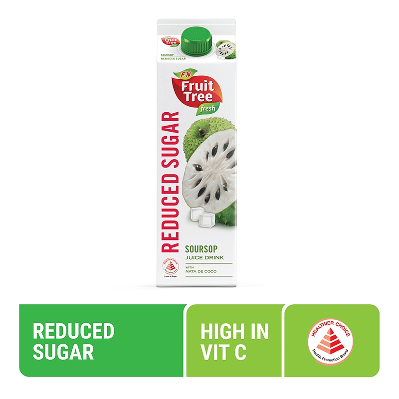 FRUIT TREE FRESH Reduced Sugar Soursop 946ML