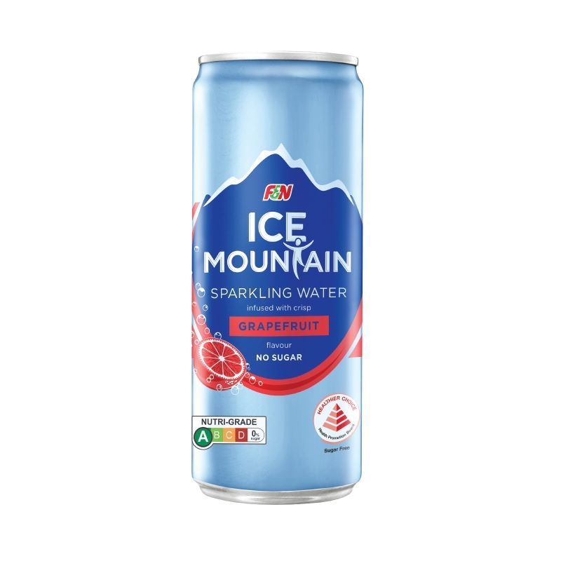 ICE MOUNTAIN Sparkling Water Grapefruit 325ML x 24