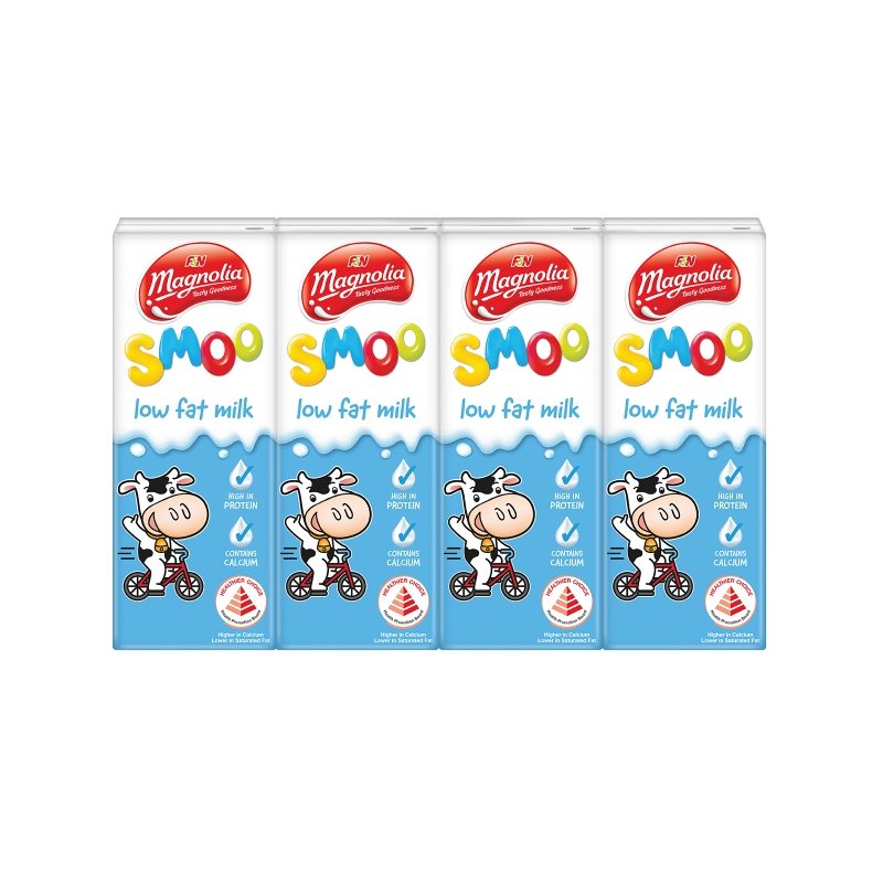 MAGNOLIA UHT SMOO LOW FAT PLAIN 180ML X 48