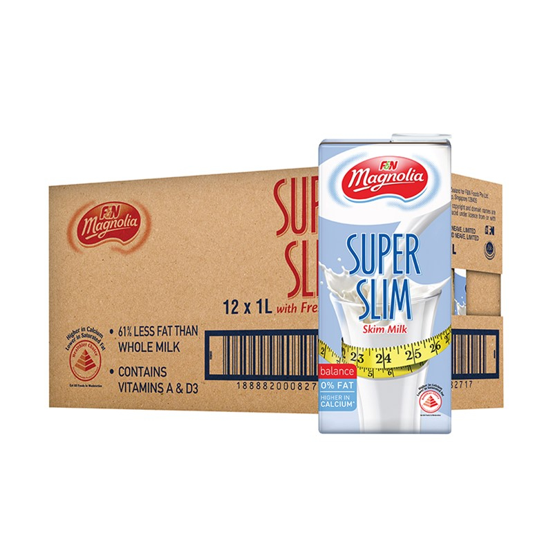 MAGNOLIA UHT Super Slim Milk 1L x 12