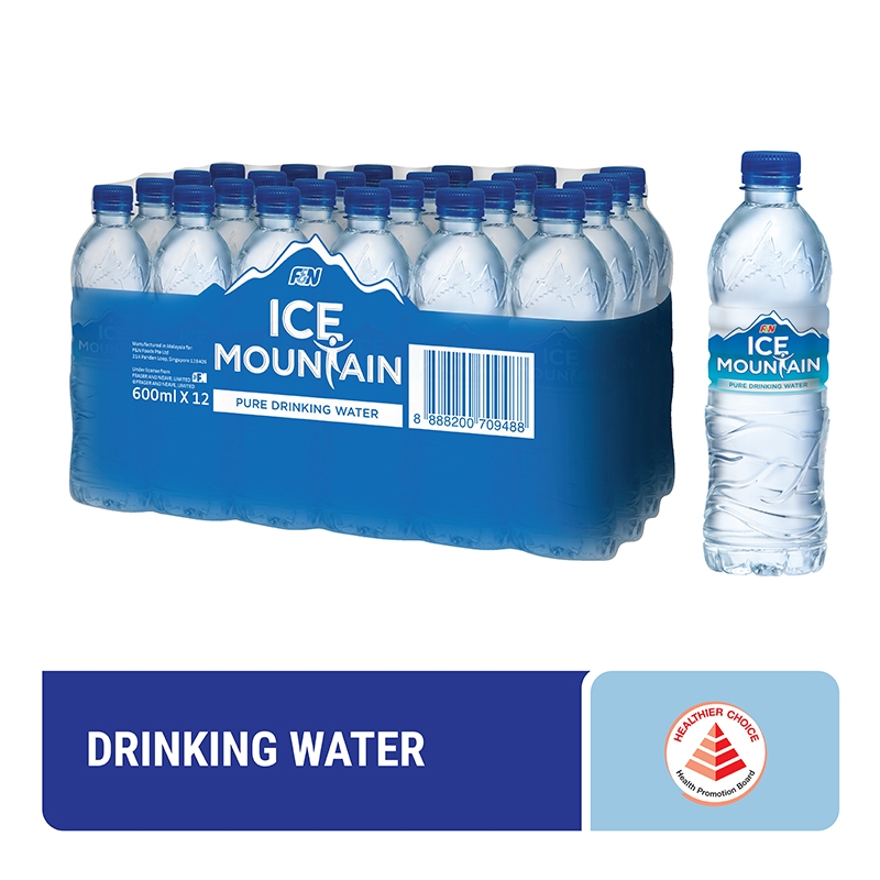 ICE MOUNTAIN Drinking Water 600ML x 24