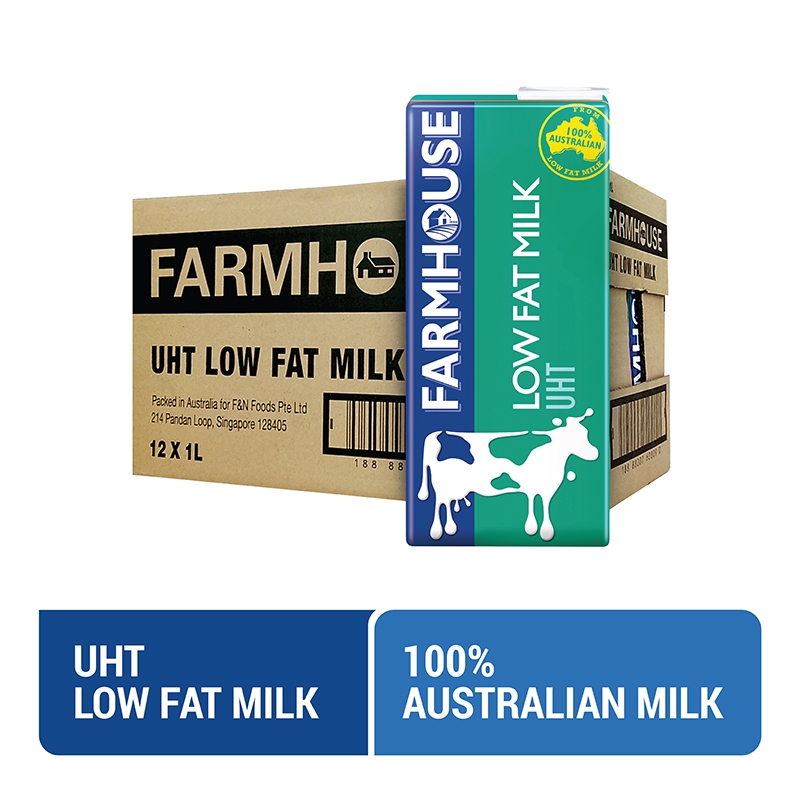 FARMHOUSE UHT Low Fat Milk 1L x 12