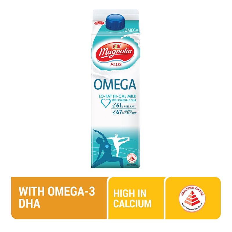 MAGNOLIA Omega Plus Low Fat Hi Calcium Milk 1L