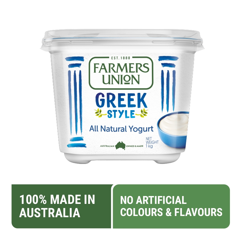 FARMERS UNION Greek Natural Yoghurt 1KG