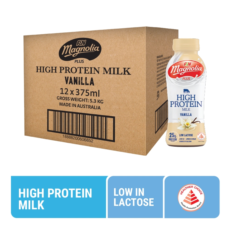 MAGNOLIA Plus High Protein Vanilla Milk 375ML