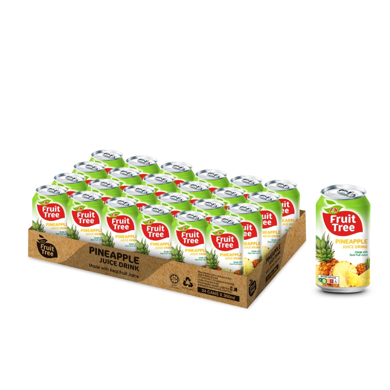 FRUIT TREE Pineapple Juice Drink 300ML x 24