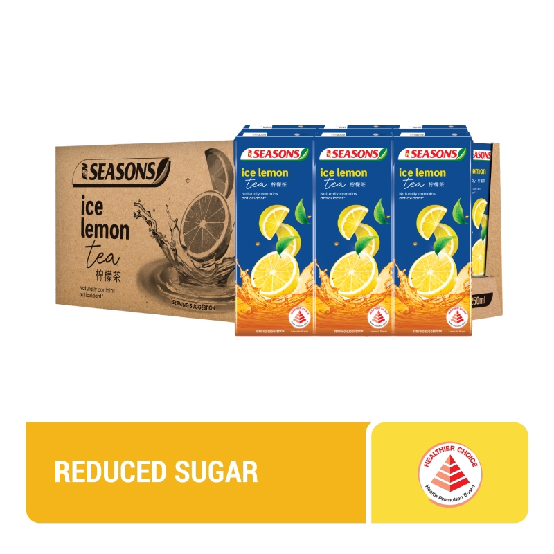 SEASONS Ice Lemon Tea 250ML x 24